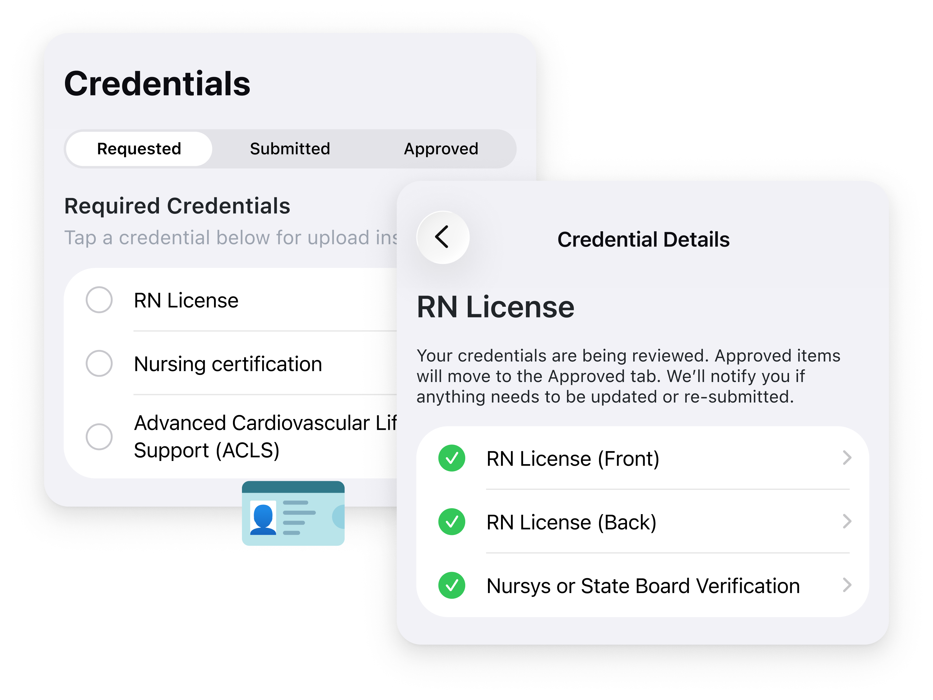 Credentialing & Compliance screenshot